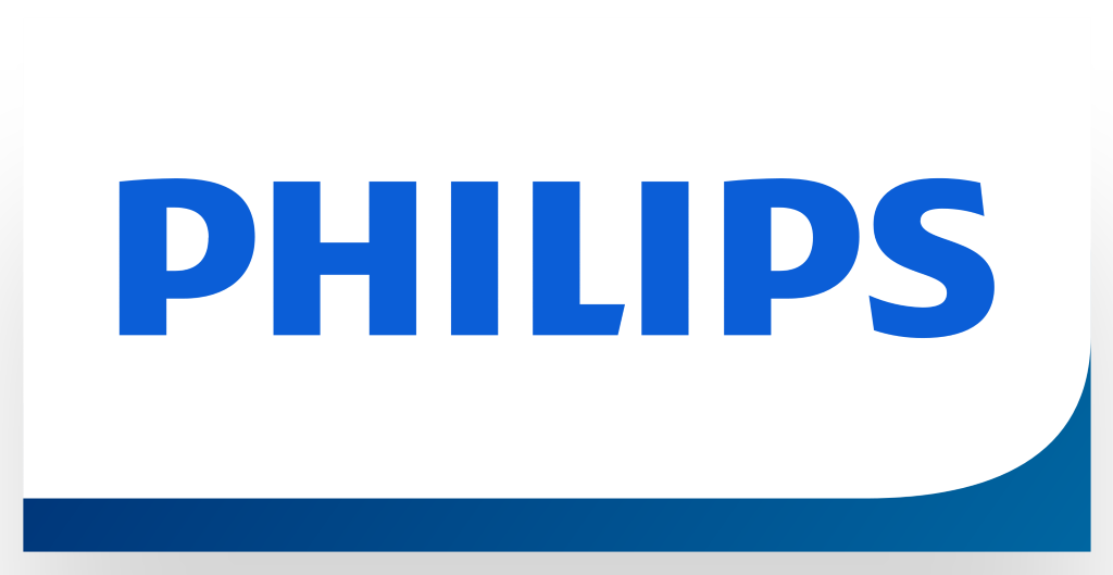 Philips logo, white, .png