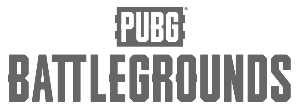 PUBG Battlegrounds logo, wordmark, white, .png