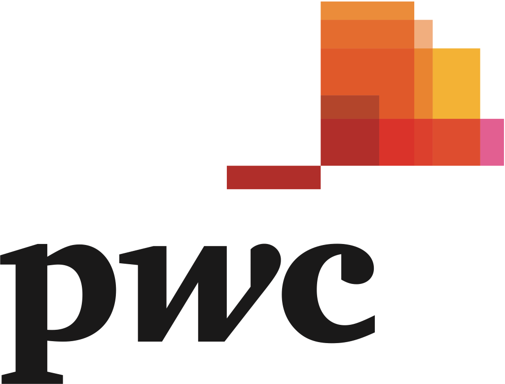 PwC (PricewaterhouseCoopers) logo, transparent