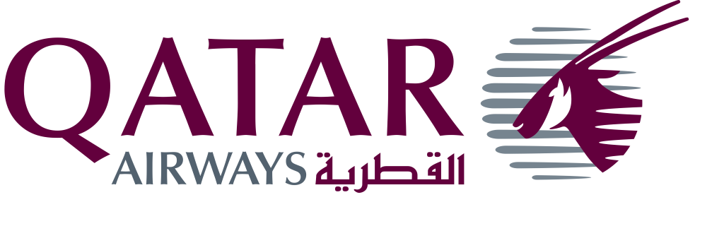 Qatar Airways logo, transparent, .png