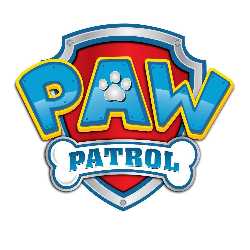 Paw Patrol logo, transparent, .png