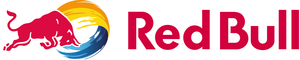 Red Bull logo, white, .png