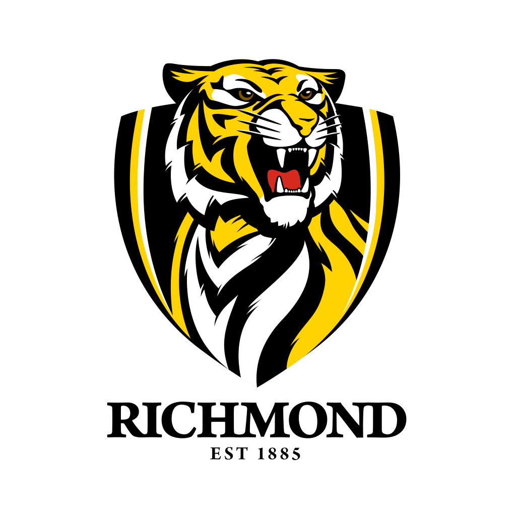 Richmond Tigers logo, transparent, .png
