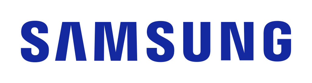 Samsung logo, transparent, .png, blue