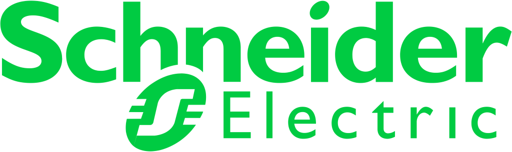 Schneider Electric logo, transparent, .png