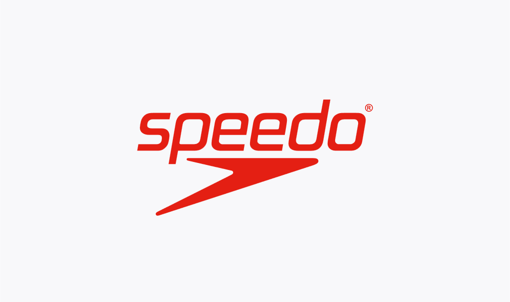 Speedo logo, vertical, transparent, .png