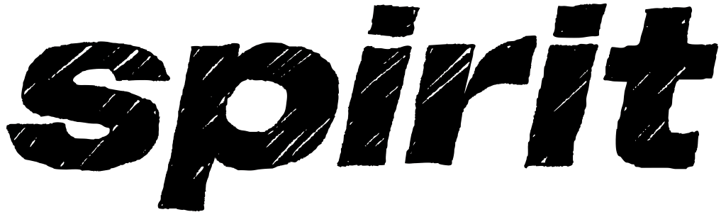Spirit Airlines logo, .png, white
