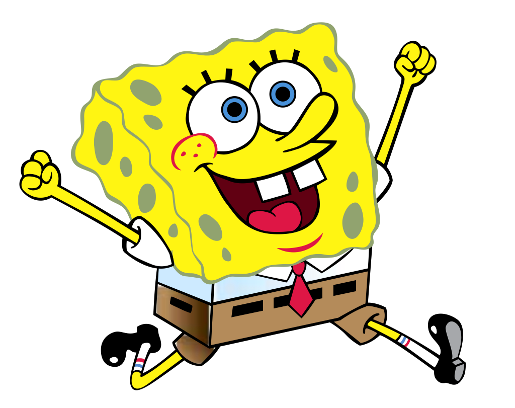SpongeBob SquarePants pic, logo, .png, happy