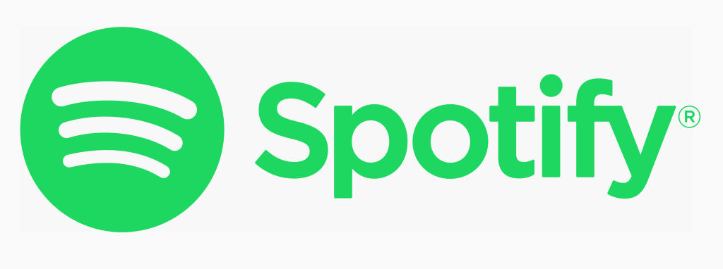 Spotify logo, white