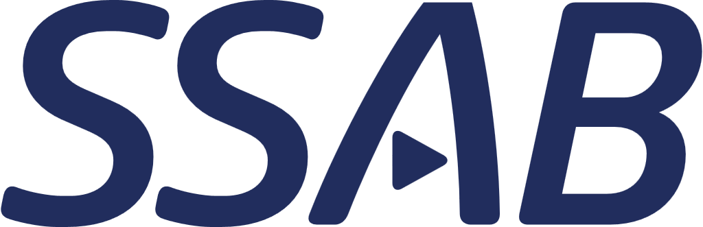 SSAB logo, transparent, .png