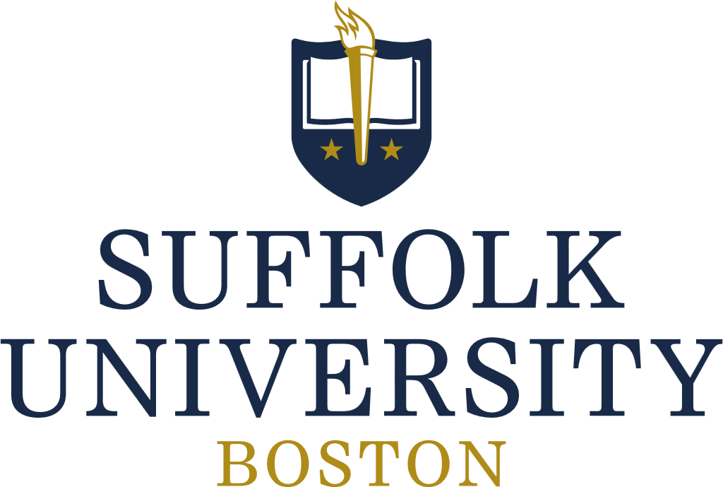 Suffolk University in Boston logo, transparent, .png