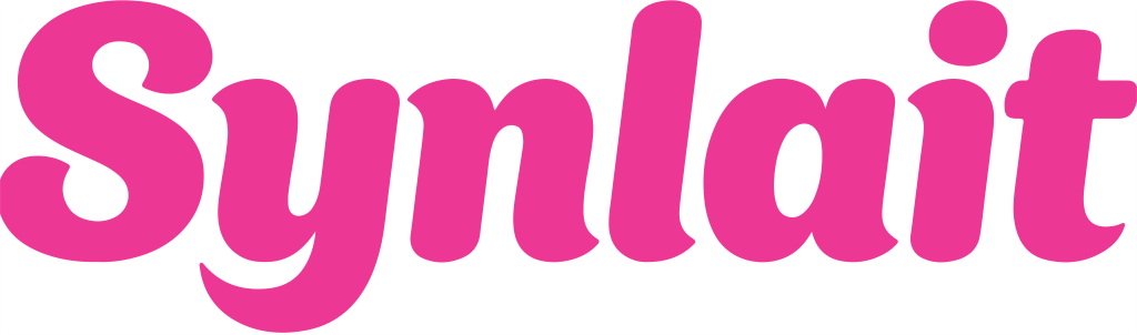 Synlait logo, logotype, white, .png