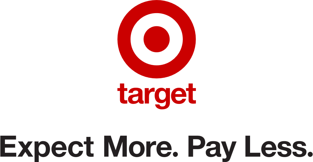 Target logo (Expect More. Pay Less.), transparent, .png