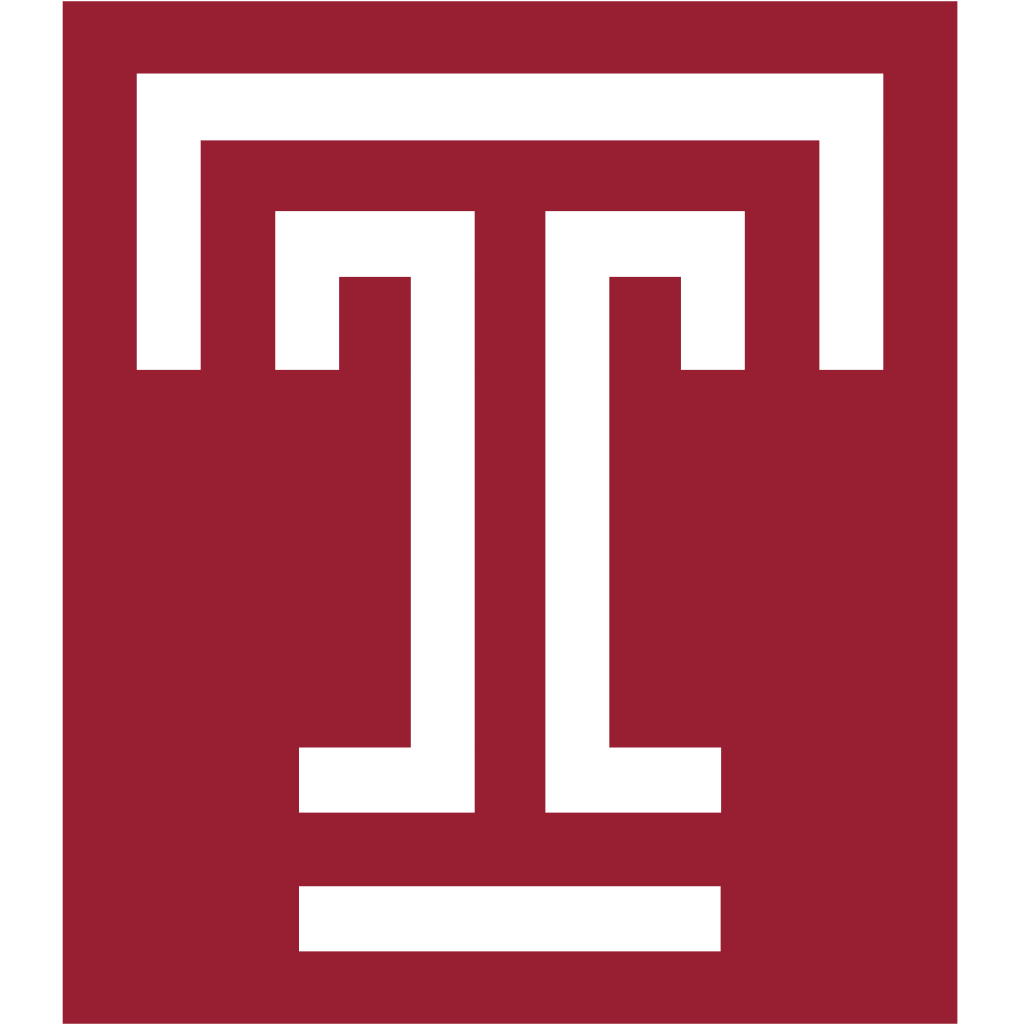 Temple Owls logo, transparent, .png