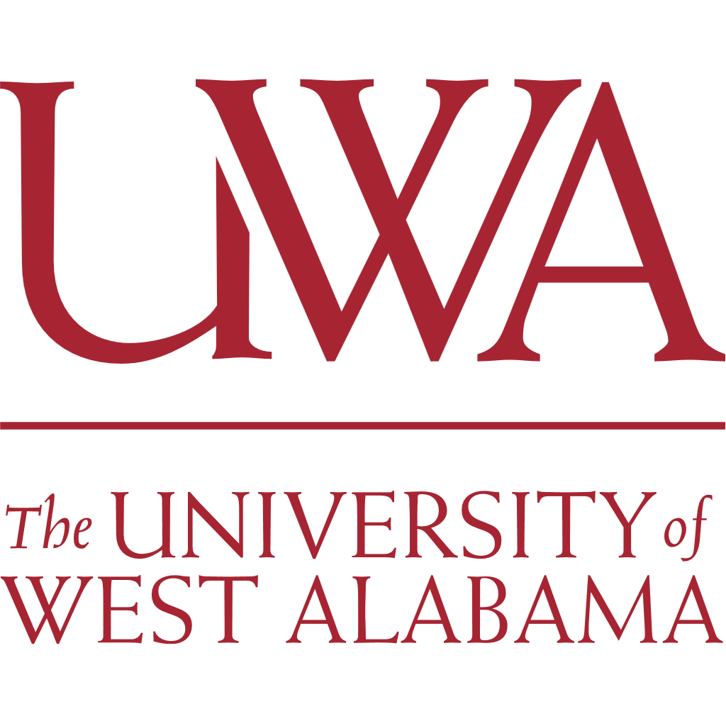 The University of West Alabama (UWA) logo, transparent, .png