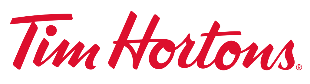 Tim Hortons logo, white