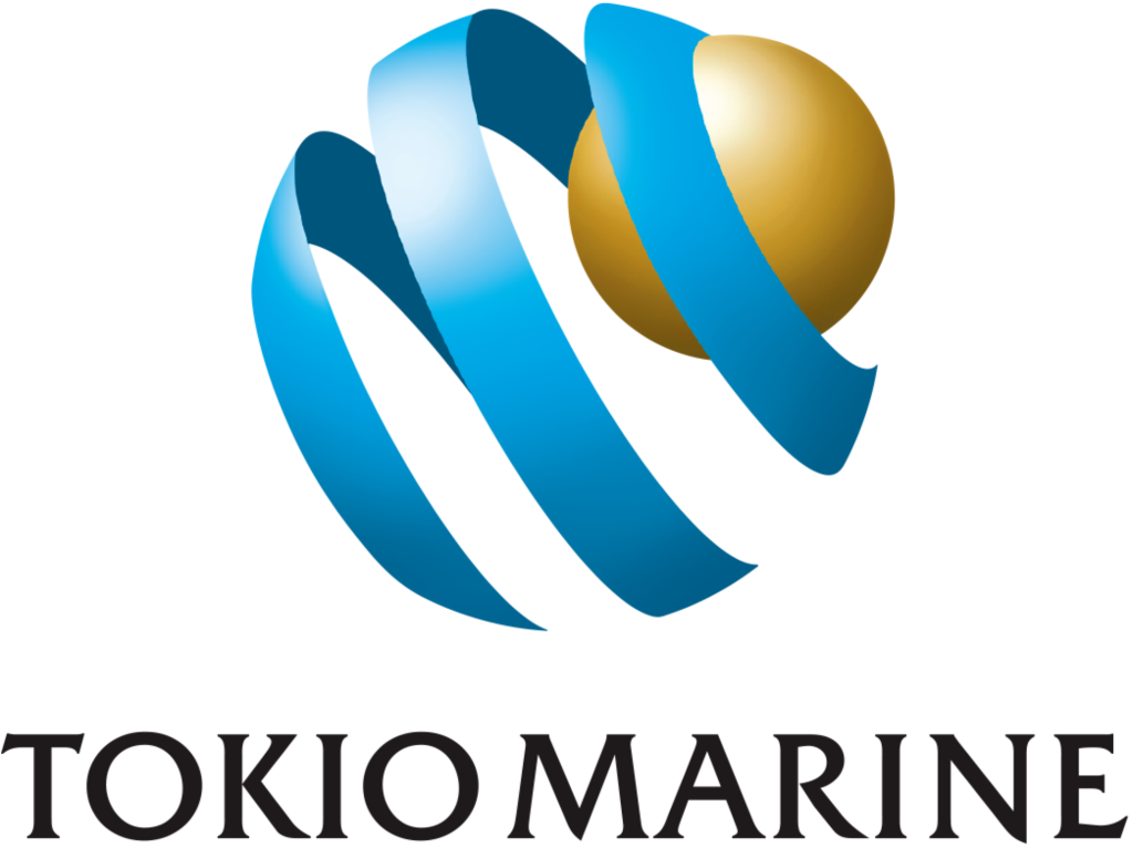 Tokio Marine logo, .png, white