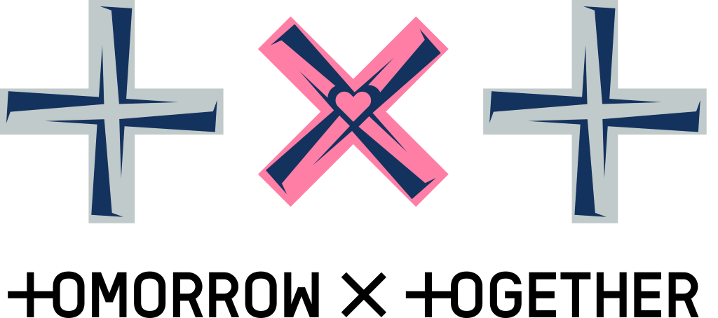 Tomorrow X Together (TXT) logo, white