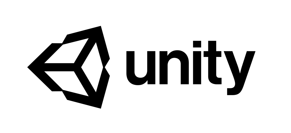 Unity logo, white, .png