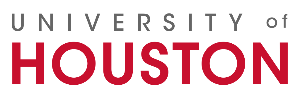 University of Houston logo, white, .png