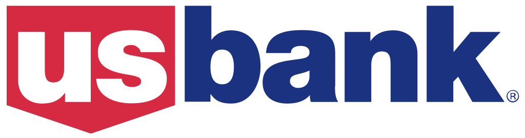 US Bank logo, white, .png