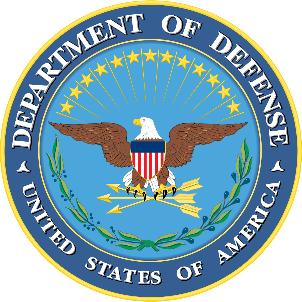 U.S. Department of Defense (The Department of Defense) logo, transparent,