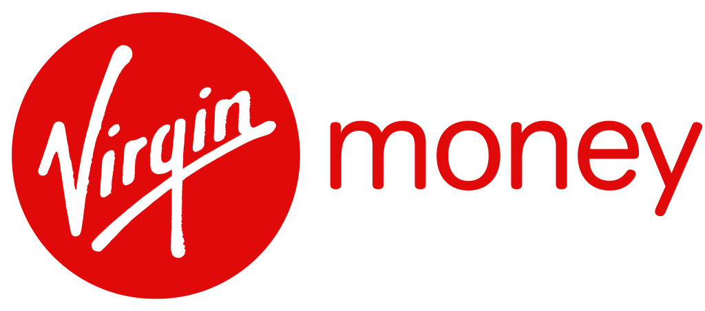 Virgin Money logo, wordmark, transparent, .png
