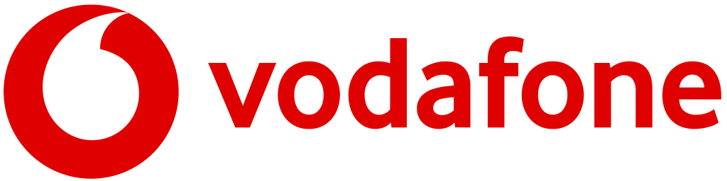 Vodafone logo, logotype, transparent, .png
