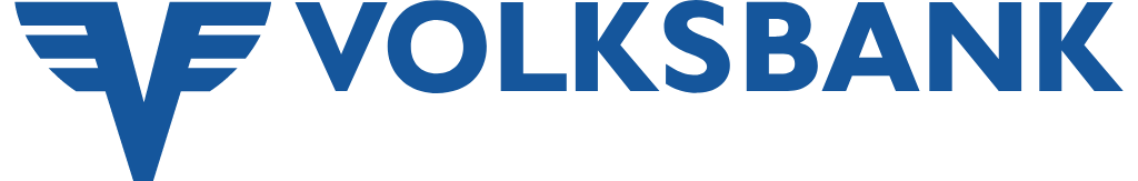 Volksbank logo, wordmark, transparent, .png