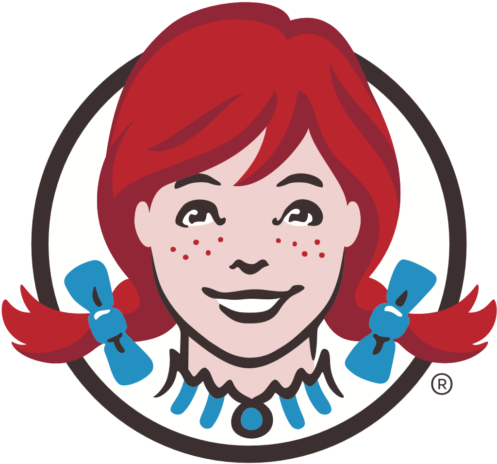 Wendy's logo, transparent, .png
