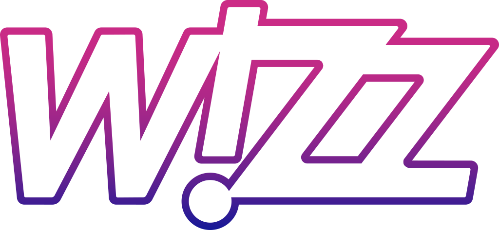 Wizz Air logo, transparent, .png