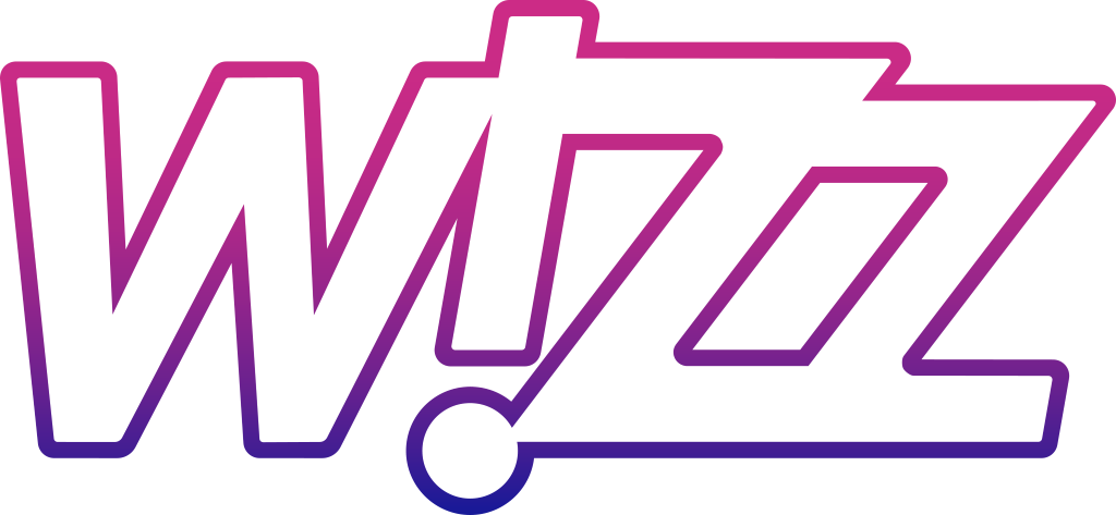 Wizz Air logo, .png, white