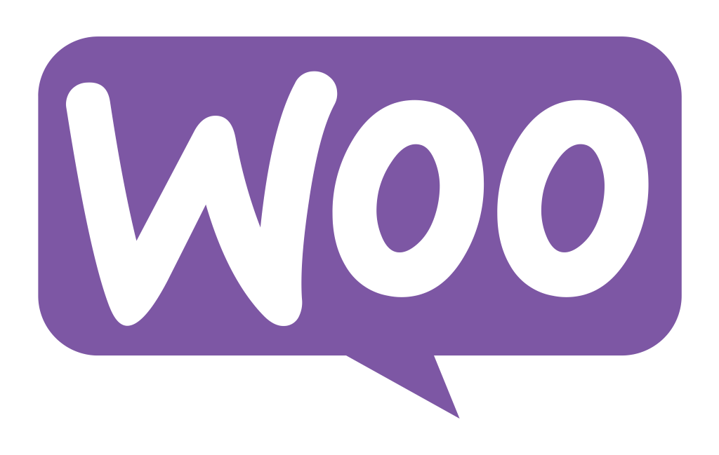 WooCommerce (Woo logo), transparent, .png