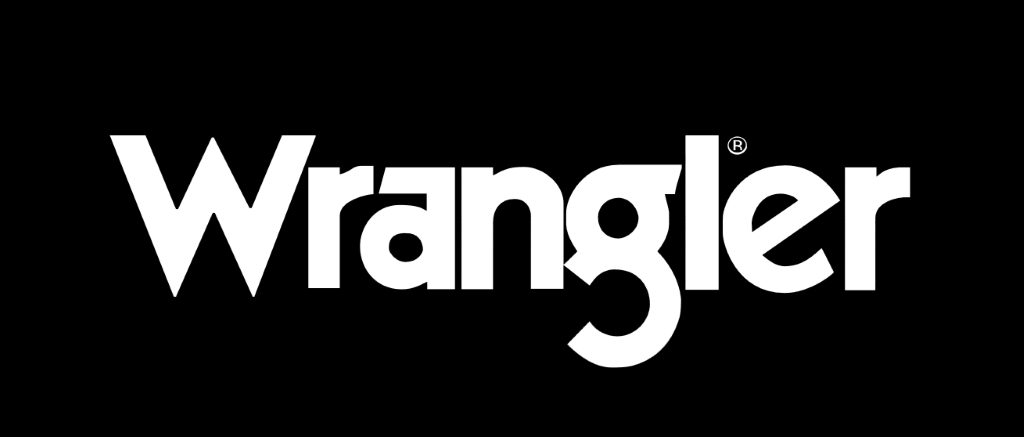 Wrangler logo, black, .png