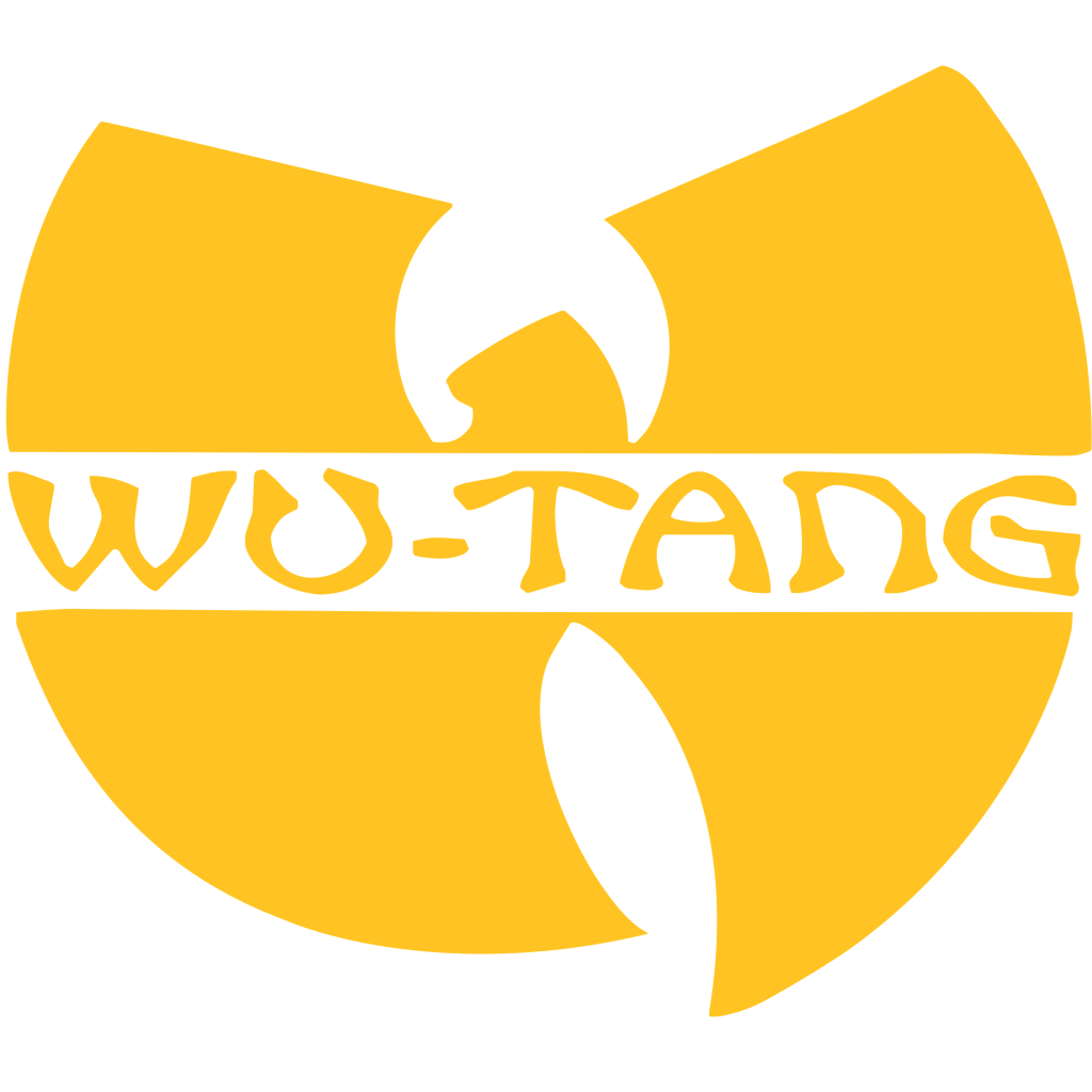 Wu-Tang Clan logo, white, .png