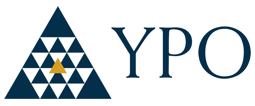 YPO logo, white, .png