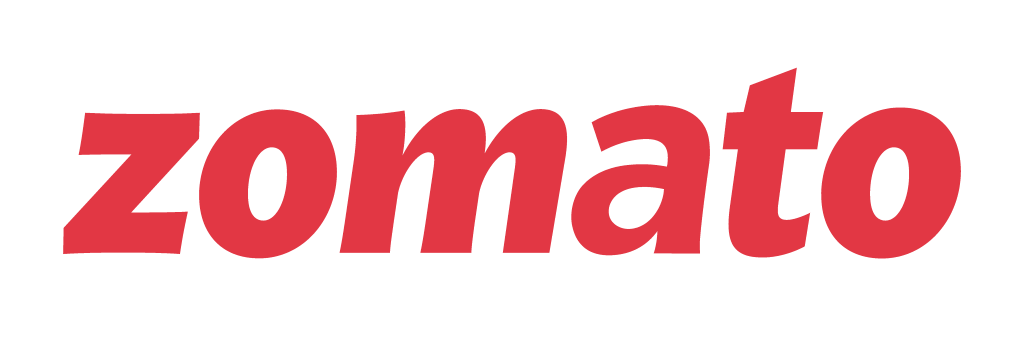 Zomato logo, wordmark, transparent, .png